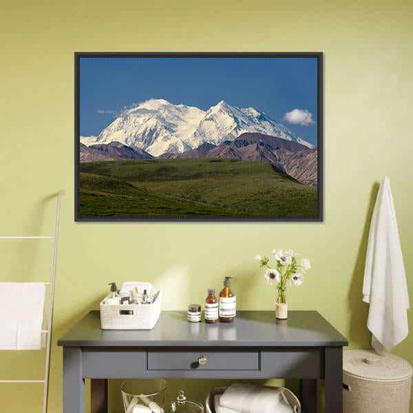 Mount Mckinley Canvas Wall Art-3 Horizontal-Gallery Wrap-25" x 16"-Tiaracle