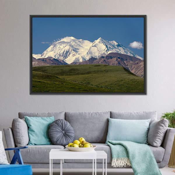 Mount Mckinley Canvas Wall Art-3 Horizontal-Gallery Wrap-25" x 16"-Tiaracle