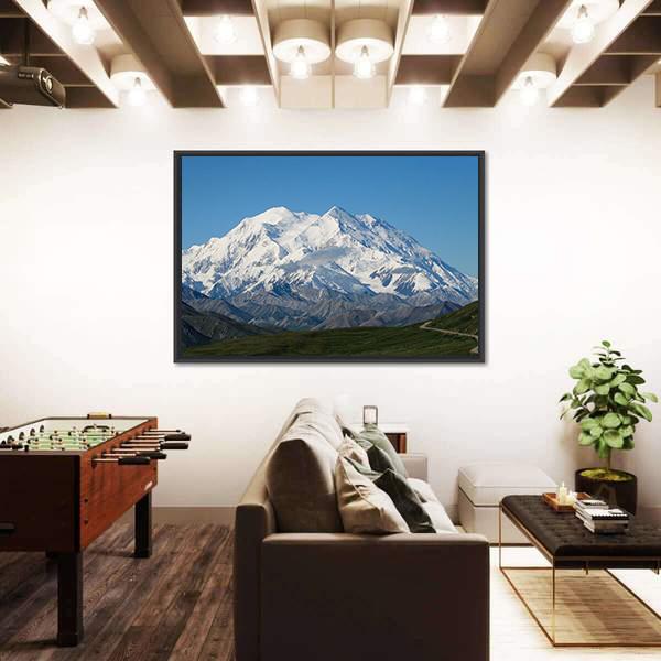 Mt McKinley Canvas Wall Art-3 Horizontal-Gallery Wrap-25" x 16"-Tiaracle