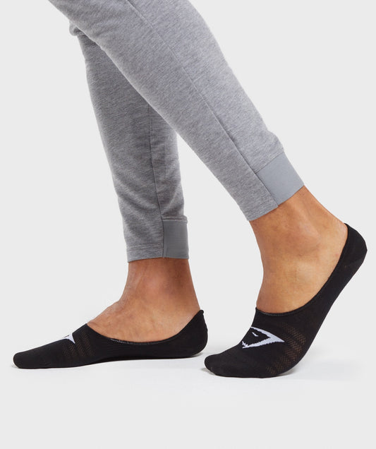 Gymshark No Show Socks 3pk - Black