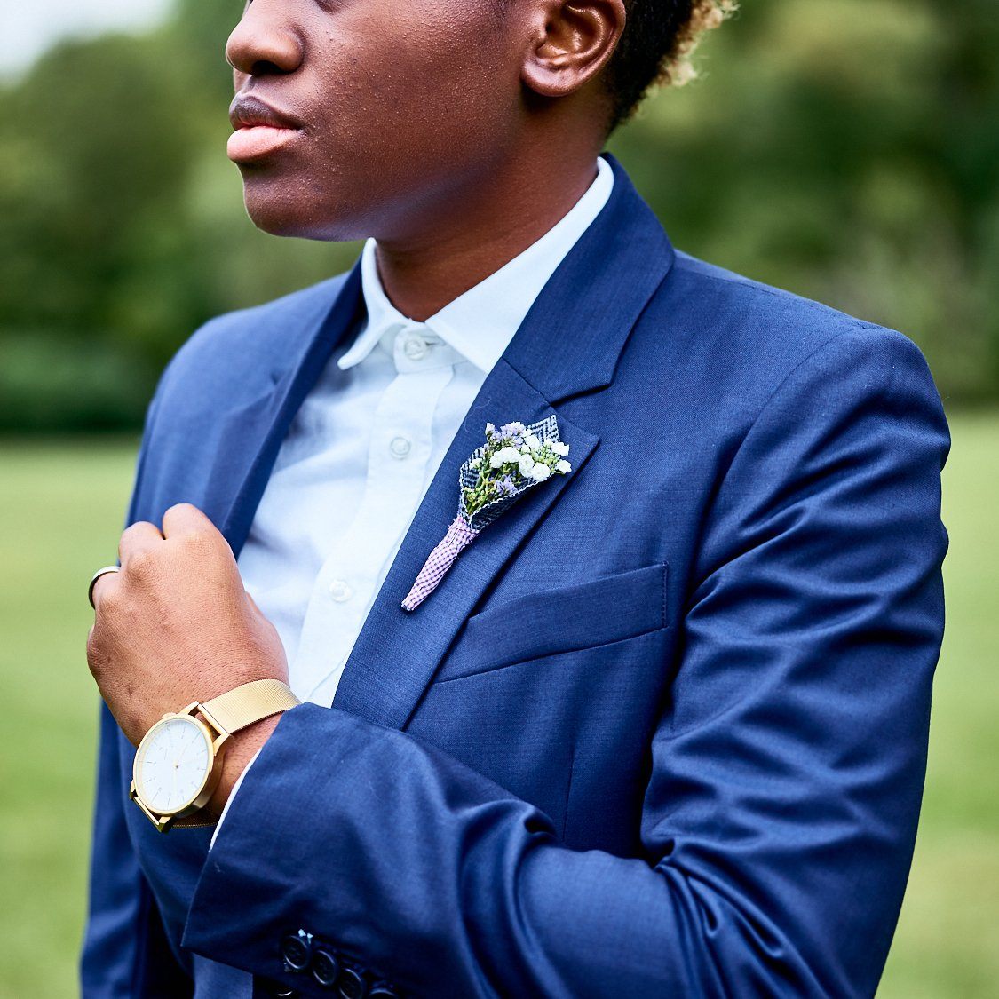 Der Georgie Navy Anzug-Blazer