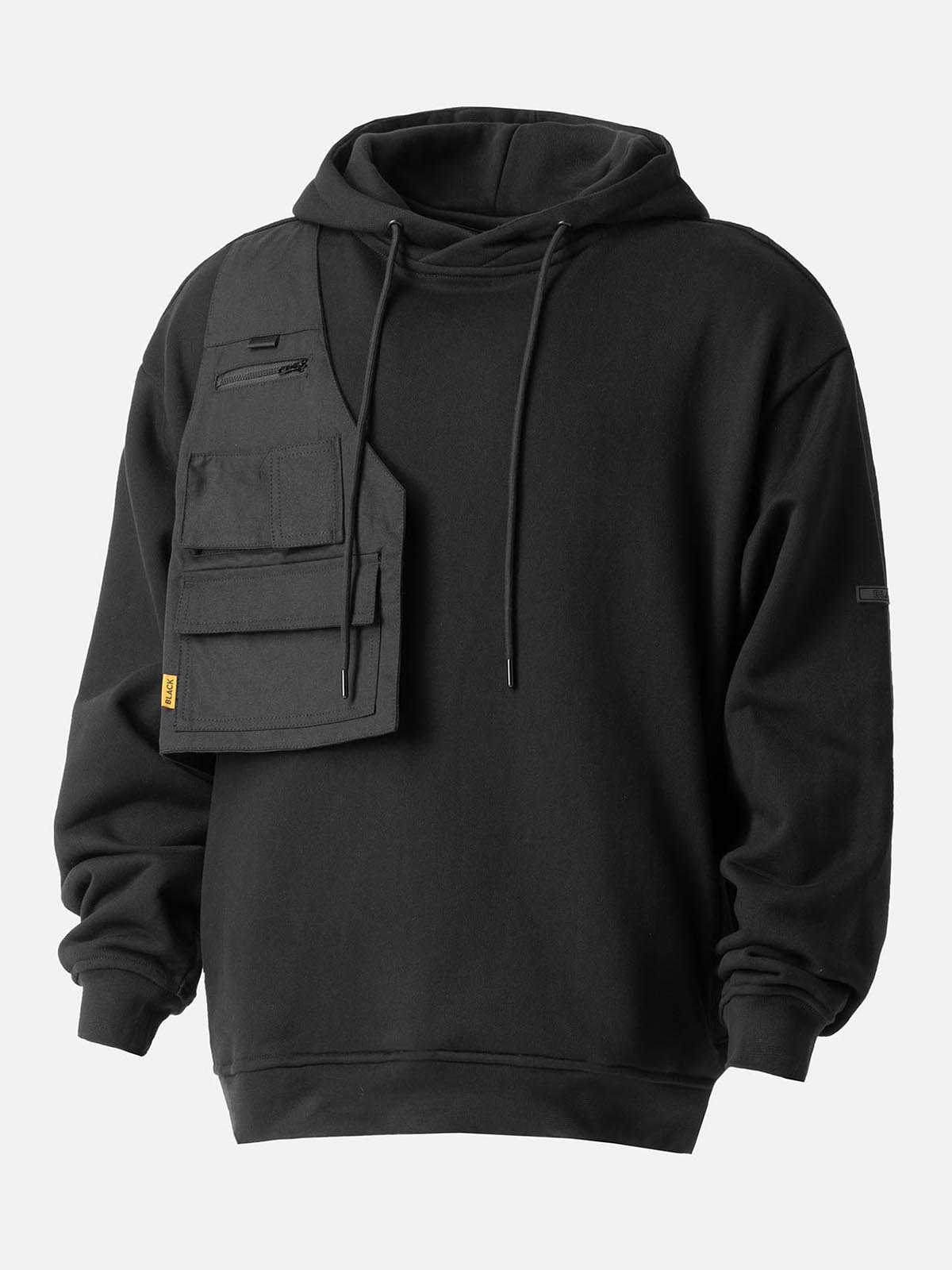 Utility Pocket Vest Hoodie