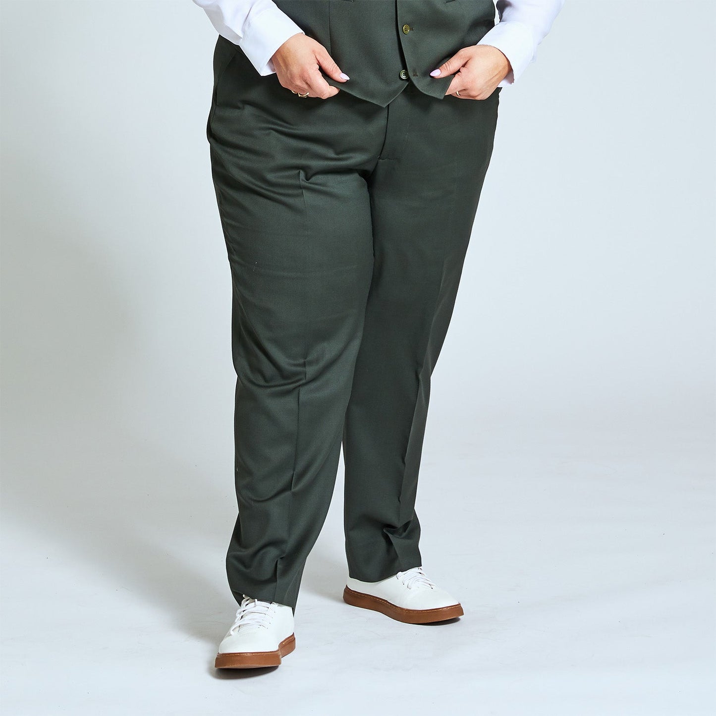 The Georgie Olive Dress Pants