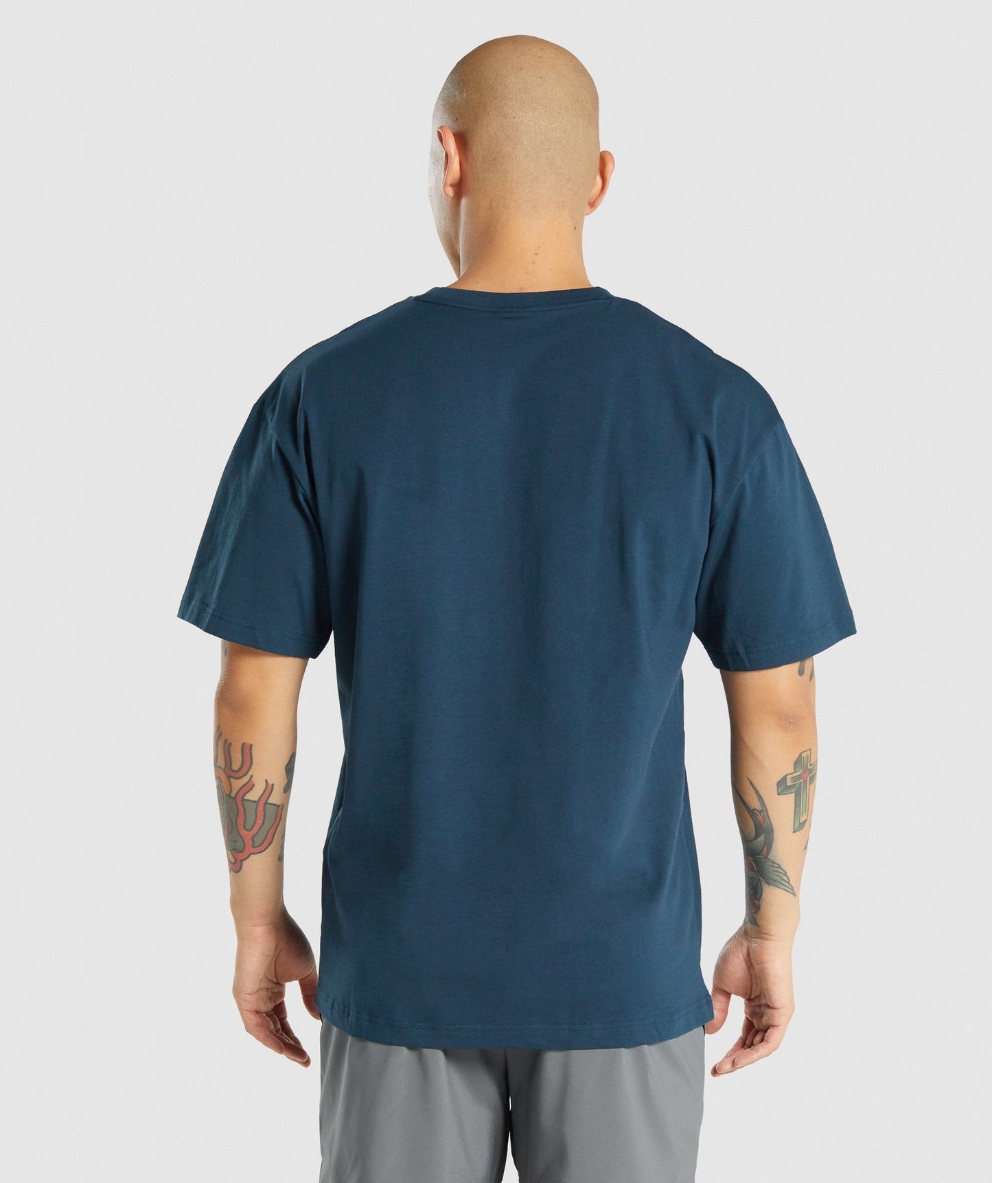 Gymshark übergroßes T -Shirt - Marine