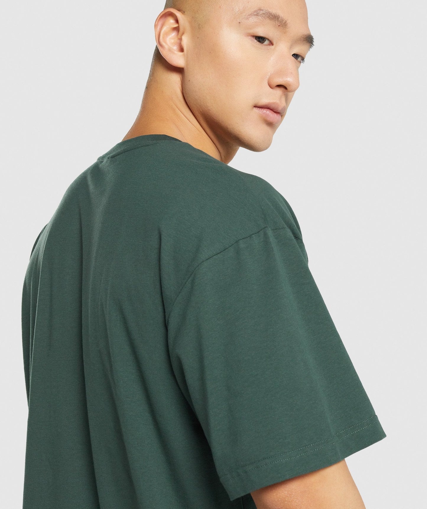 Gymshark Essential Oversized T-Shirt - Dark Green