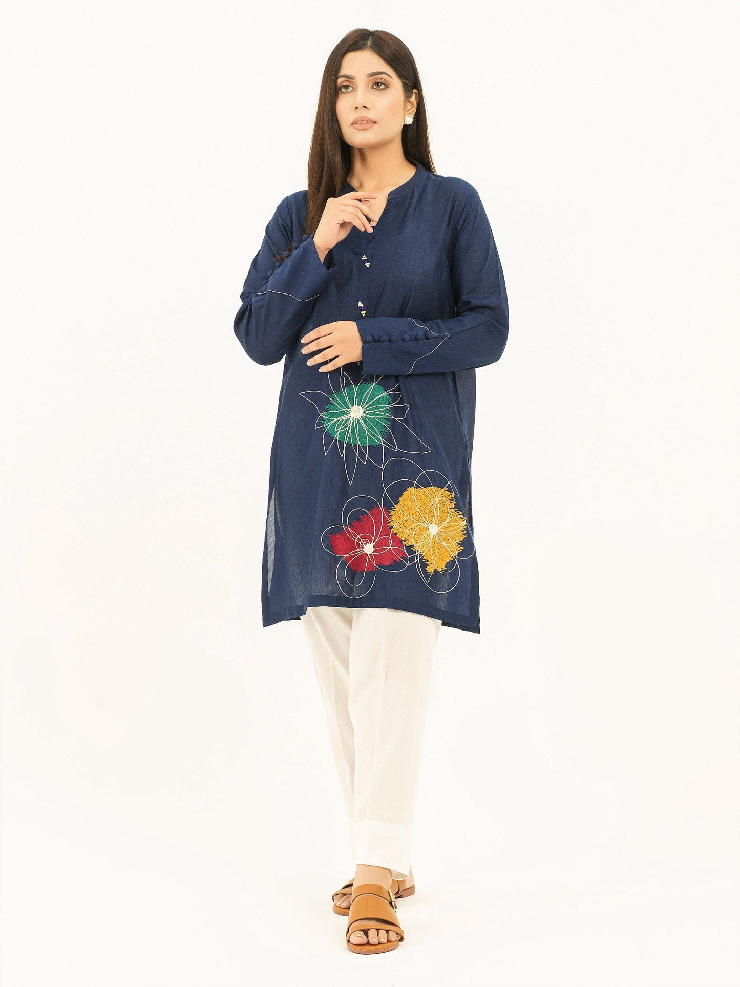 Embroidered Lawn Shirt