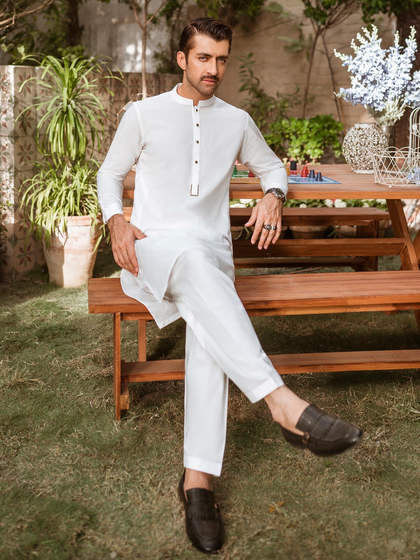 2-teiliger Baumwollanzug