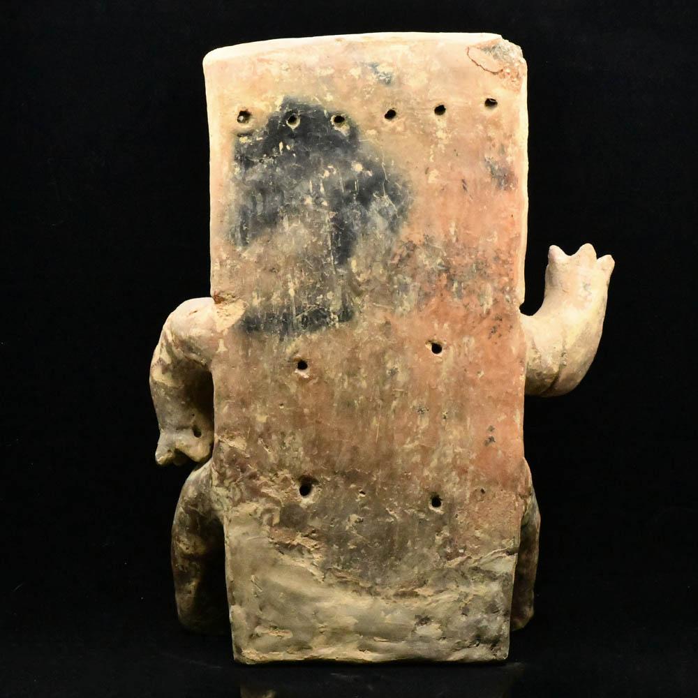 Eine große sitzende männliche Quimbaya-Figur, Kolumbien, ca. 1200 - 1400 n. Chr.