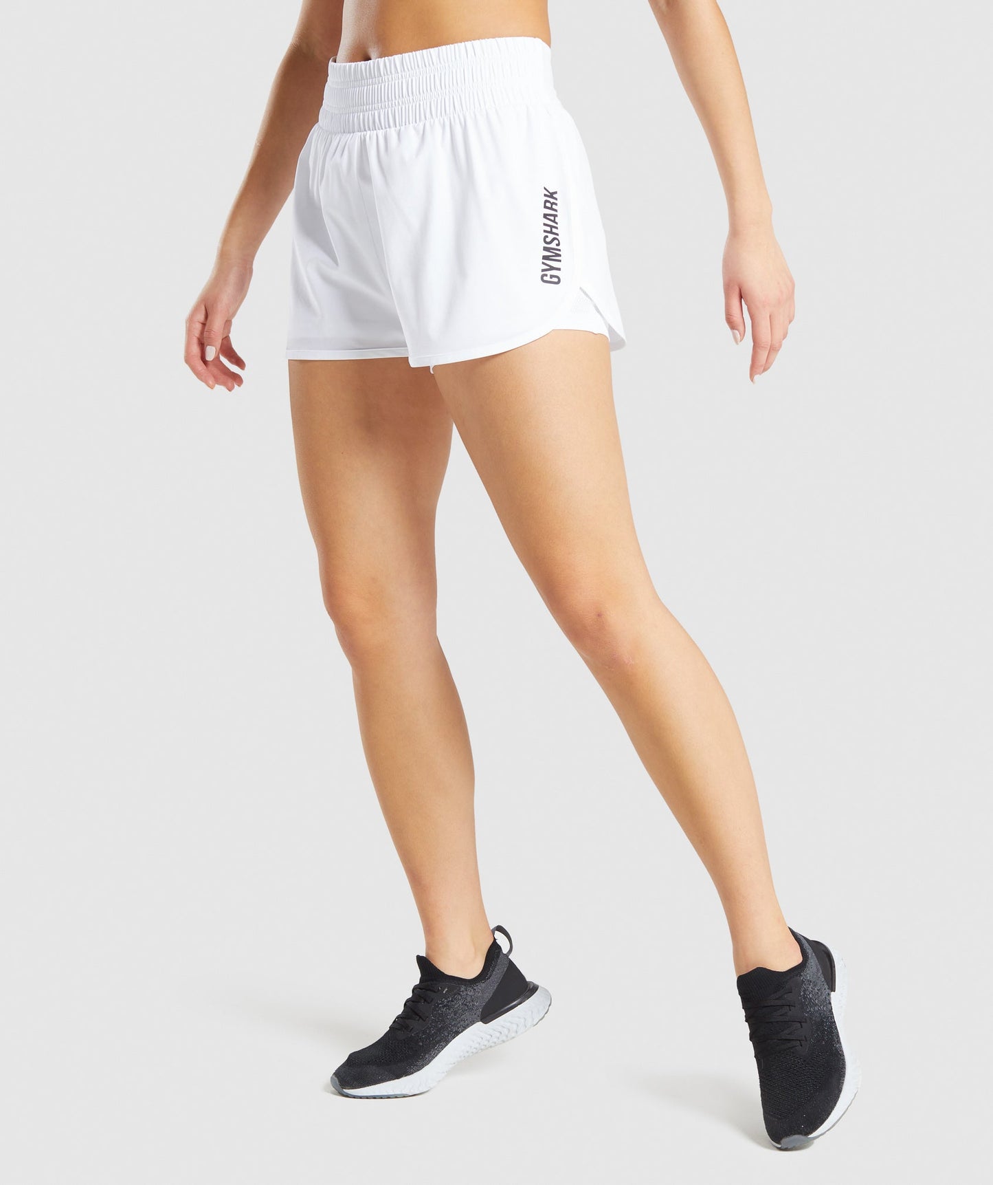 Gymshark Pulse Mid Rise Shorts - White