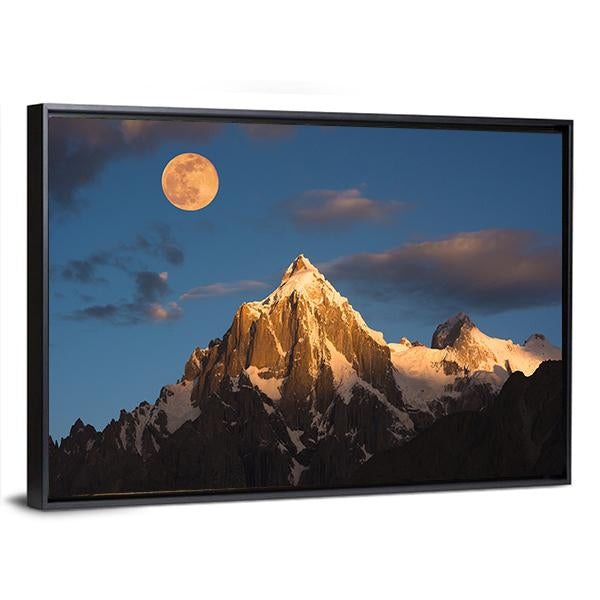 Paiyu Peak Karakoram Canvas Wall Art-3 Horizontal-Gallery Wrap-25" x 16"-Tiaracle