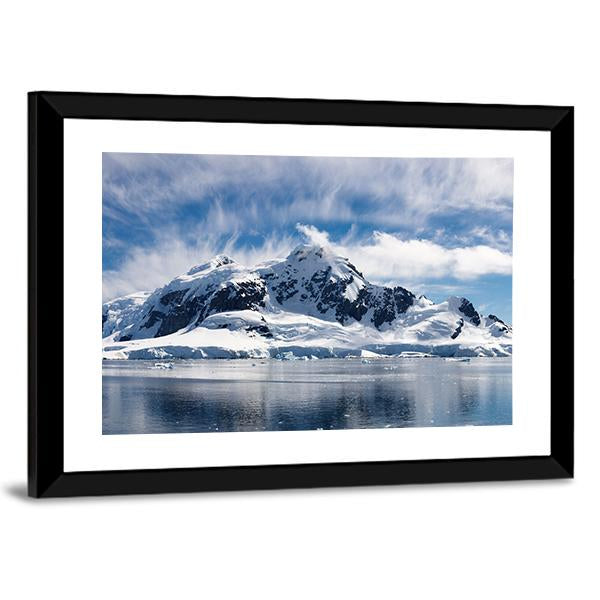 Paradise Bay Antarctica Canvas Wall Art-3 Horizontal-Gallery Wrap-25" x 16"-Tiaracle