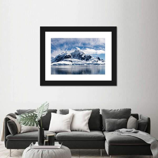 Paradise Bay Antarctica Canvas Wall Art-3 Horizontal-Gallery Wrap-25" x 16"-Tiaracle