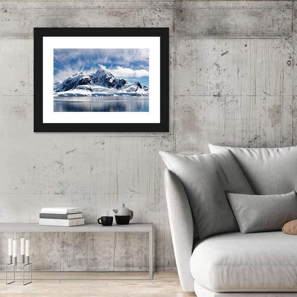 Paradise Bay Antarctica Canvas Wall Art-3 Horizontal-Gallery Wrap-25" x 16"-Tiaracle