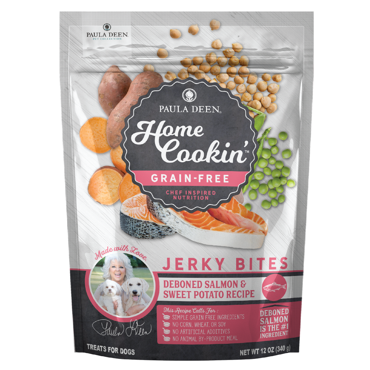 پاؤلا دین ہوم کوکین 'اناج فری ڈیبونڈ سالمن اور میٹھے آلو کے جھٹکے کے کاٹنے