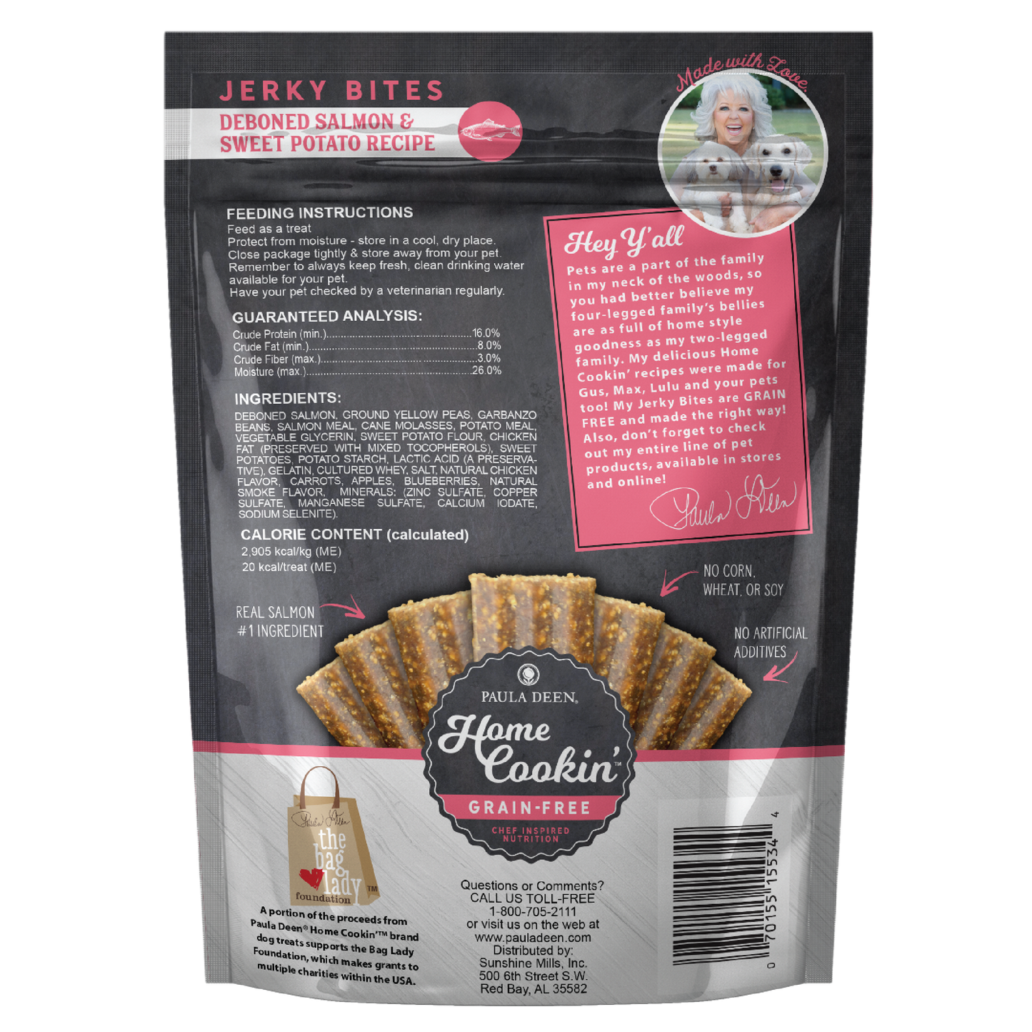 پاؤلا دین ہوم کوکین 'اناج فری ڈیبونڈ سالمن اور میٹھے آلو کے جھٹکے کے کاٹنے