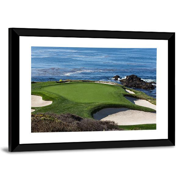 Pebble Beach Golf Link Canvas Wall Art-3 Horizontal-Gallery Wrap-25" x 16"-Tiaracle