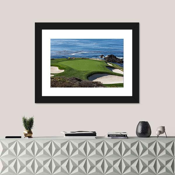 Pebble Beach Golf Link Canvas Wall Art-3 Horizontal-Gallery Wrap-25" x 16"-Tiaracle