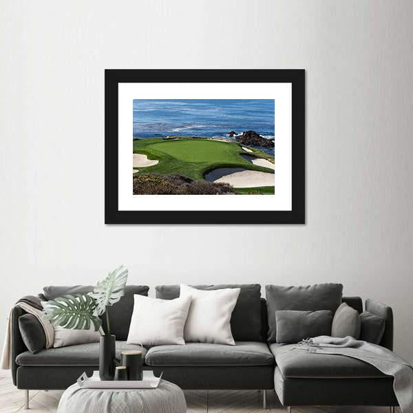 Pebble Beach Golf Link Canvas Wall Art-3 Horizontal-Gallery Wrap-25" x 16"-Tiaracle