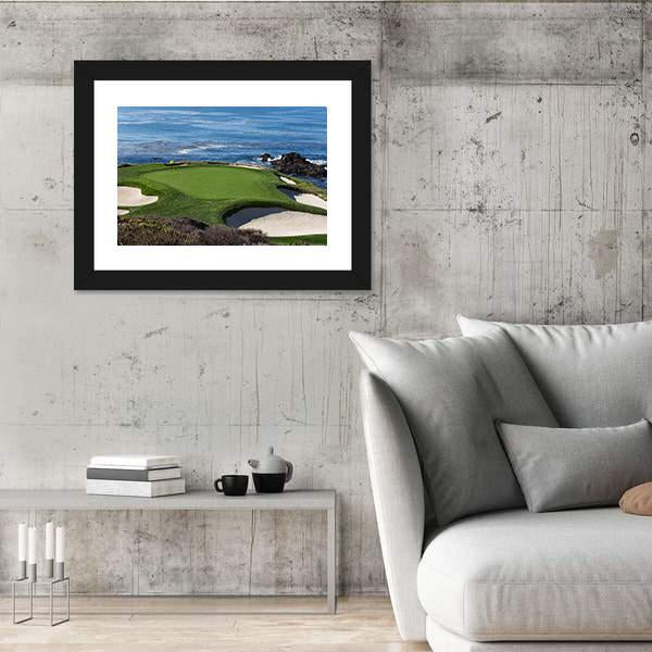 Pebble Beach Golf Link Canvas Wall Art-3 Horizontal-Gallery Wrap-25" x 16"-Tiaracle