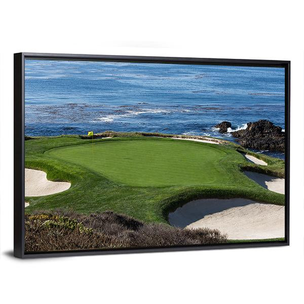 Pebble Beach Golf Link Canvas Wall Art-3 Horizontal-Gallery Wrap-25" x 16"-Tiaracle