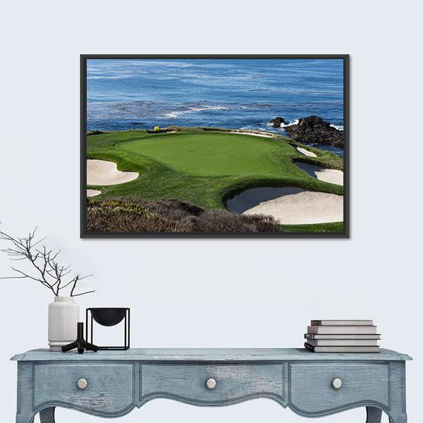 Pebble Beach Golf Link Canvas Wall Art-3 Horizontal-Gallery Wrap-25" x 16"-Tiaracle