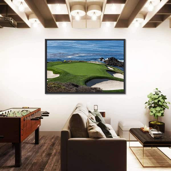 Pebble Beach Golf Link Canvas Wall Art-3 Horizontal-Gallery Wrap-25" x 16"-Tiaracle