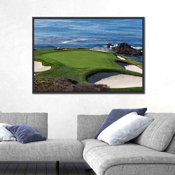 Pebble Beach Golf Link Canvas Wall Art-3 Horizontal-Gallery Wrap-25" x 16"-Tiaracle