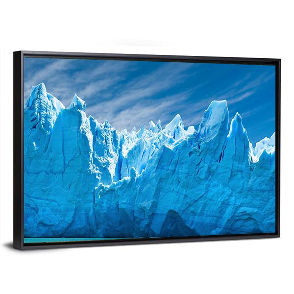 Perito Moreno Glacier Patagonia Argentina Canvas Wall Art-3 Horizontal-Gallery Wrap-25" x 16"-Tiaracle