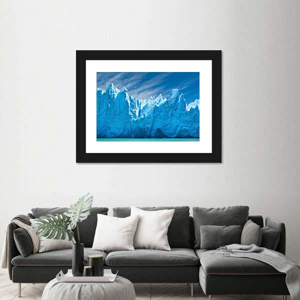 Perito Moreno Glacier Patagonia Argentina Canvas Wall Art-3 Horizontal-Gallery Wrap-25" x 16"-Tiaracle