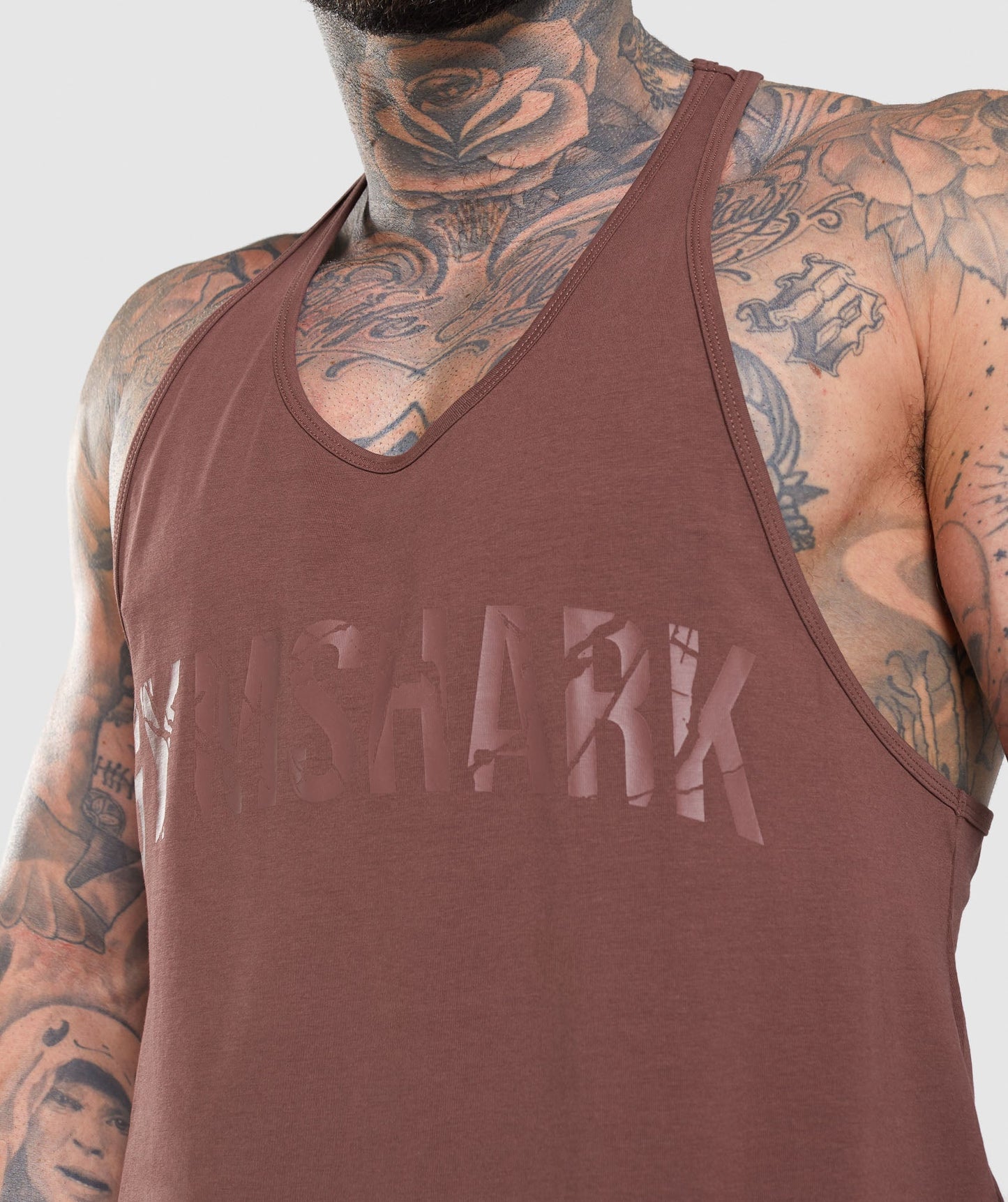 Gymshark Power Stringer - Cherry Brown