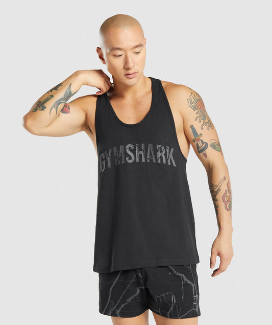 Gymshark Power Stringer - schwarz