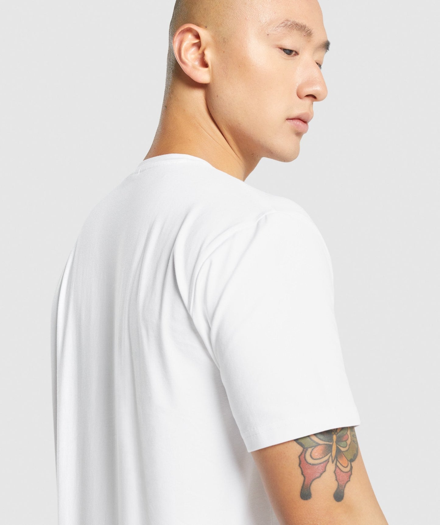 Gymshark Pre-Workout T-Shirt-Weiß
