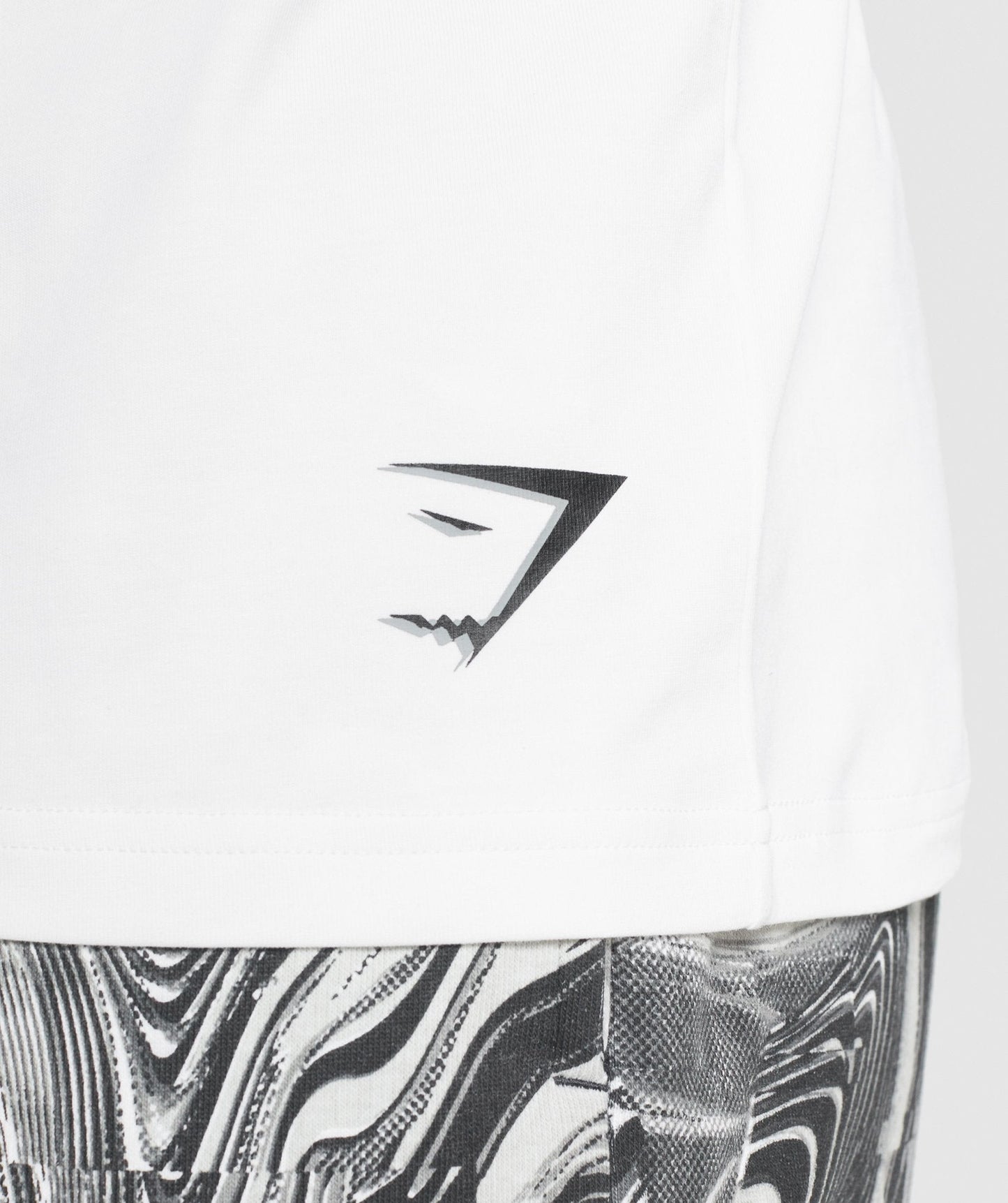 Gymshark Pre-Workout T-Shirt-Weiß