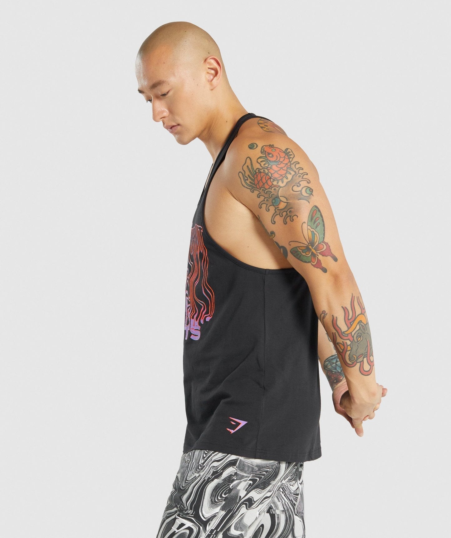 Gymshark Pre-Workout Stringer - Black