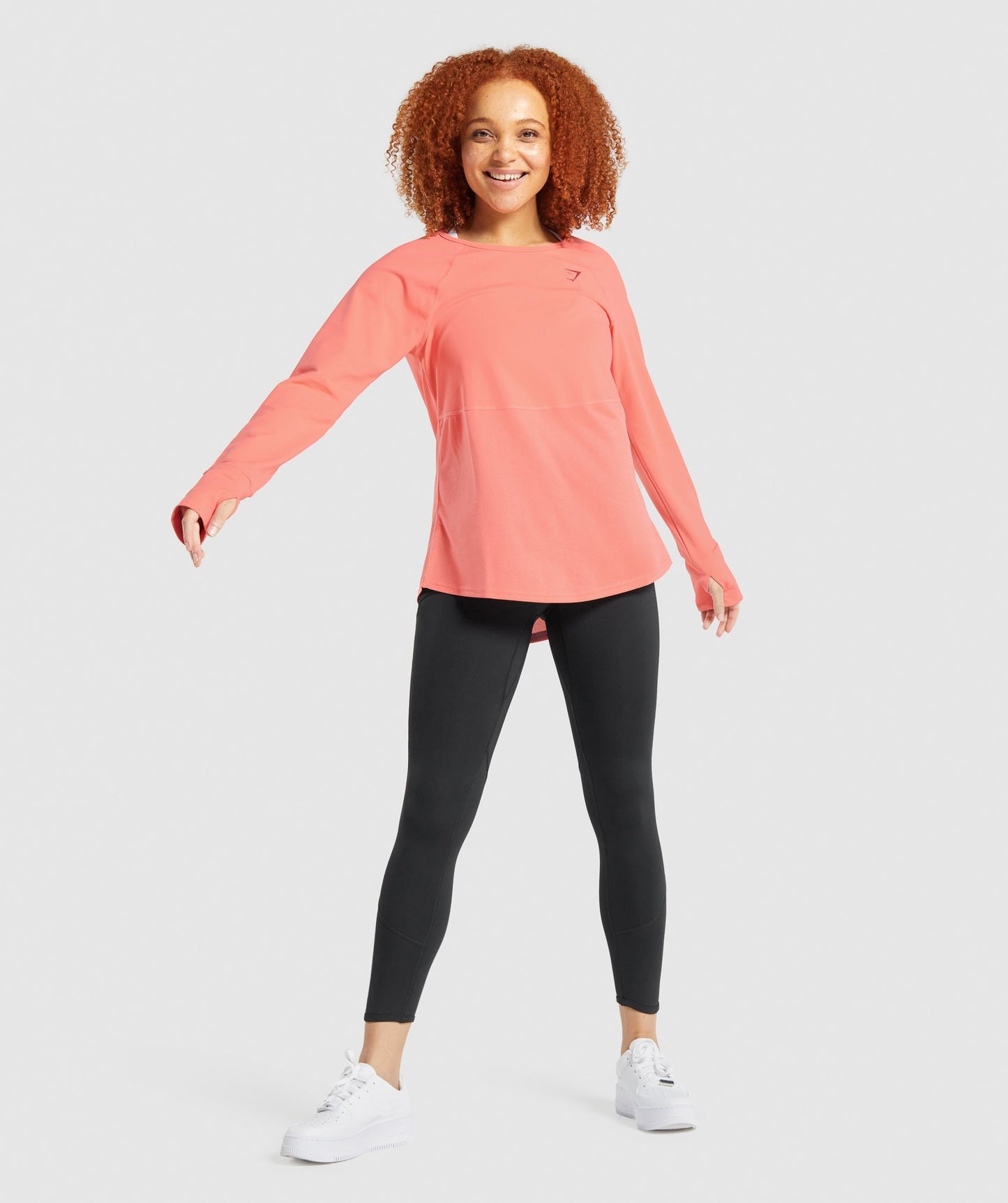 Gymshark Pulse Langarm T -Shirt - Pink