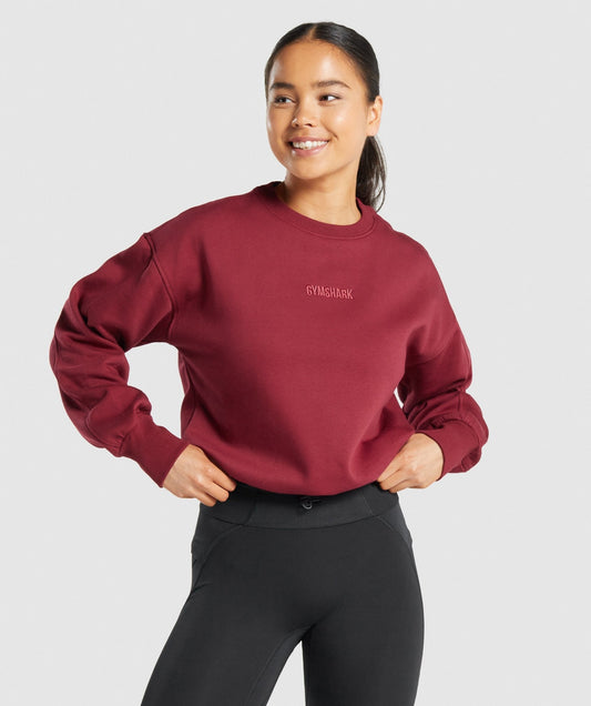 Gymshark Pulse Pullover - Burgund