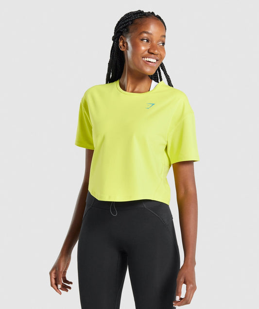 Gymshark Pulse T-Shirt - Yellow