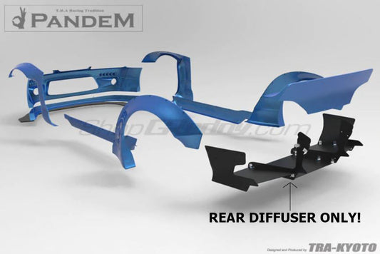 GReddy 99-02 Nissan Silvia Pandem Rocket Bunny S15 Rear Diffuser (gre17020264)