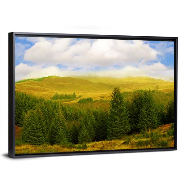 Queen Elizabeth Forest Park Canvas Wall Art-3 Horizontal-Gallery Wrap-25" x 16"-Tiaracle