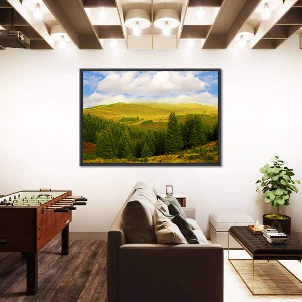 Queen Elizabeth Forest Park Canvas Wall Art-3 Horizontal-Gallery Wrap-25" x 16"-Tiaracle