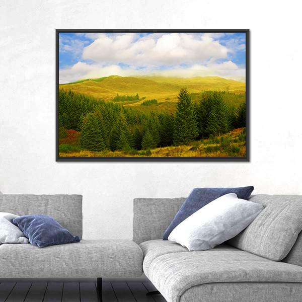 Queen Elizabeth Forest Park Canvas Wall Art-3 Horizontal-Gallery Wrap-25" x 16"-Tiaracle