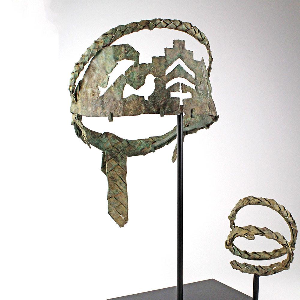 Ein seltenes byzantinisches Diadem und Armband aus Bronze, ca. 4. - 5. Jahrhundert n. Chr.