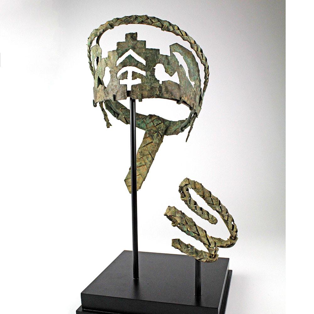 Ein seltenes byzantinisches Diadem und Armband aus Bronze, ca. 4. - 5. Jahrhundert n. Chr.