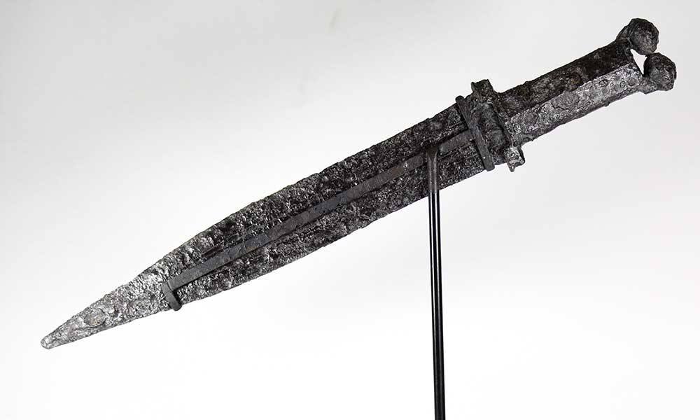 An Important Iberian Antenna Hilt Short Sword and Scabbard, ca. 4th - 3rd century BCE