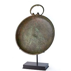 Eine schöne etruskische Bronze-Patera, ca. 4. - 3. Jahrhundert v. Chr.