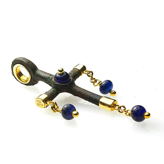 ایک ابتدائی کرسچن کانسی کراس لاکٹ ، سی اے۔ 500 عیسوی