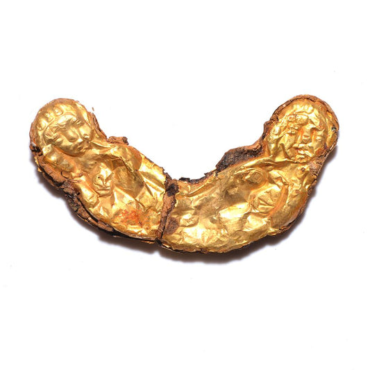 Eine römische Gold-Knaufgabe, Römische Kaiserzeit, ca. 1. - 2. Jahrhundert n. Chr.