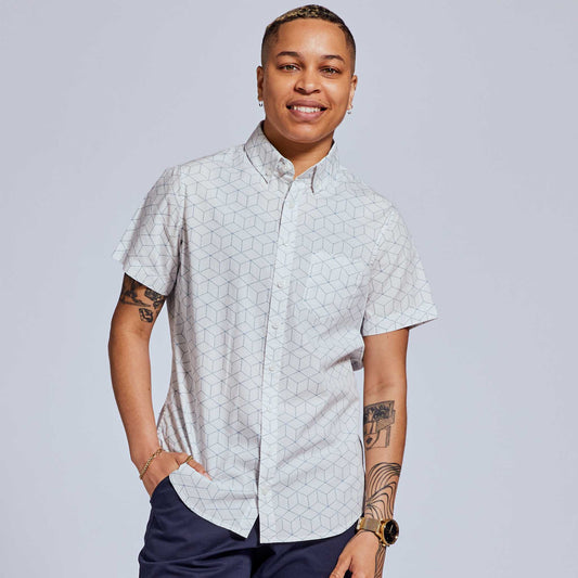 The Ray Geometric Short Sleeve Shirt