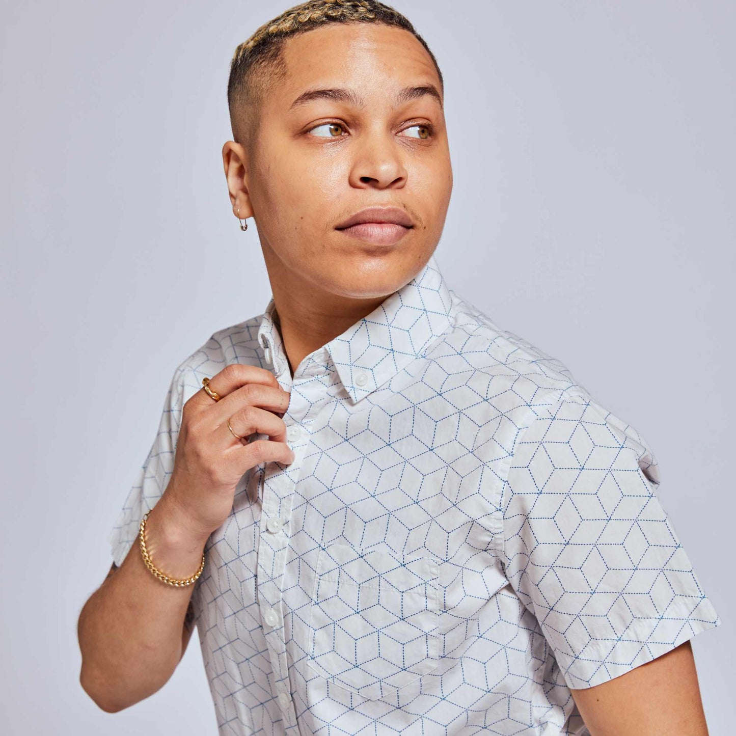 The Ray Geometric Short Sleeve Shirt