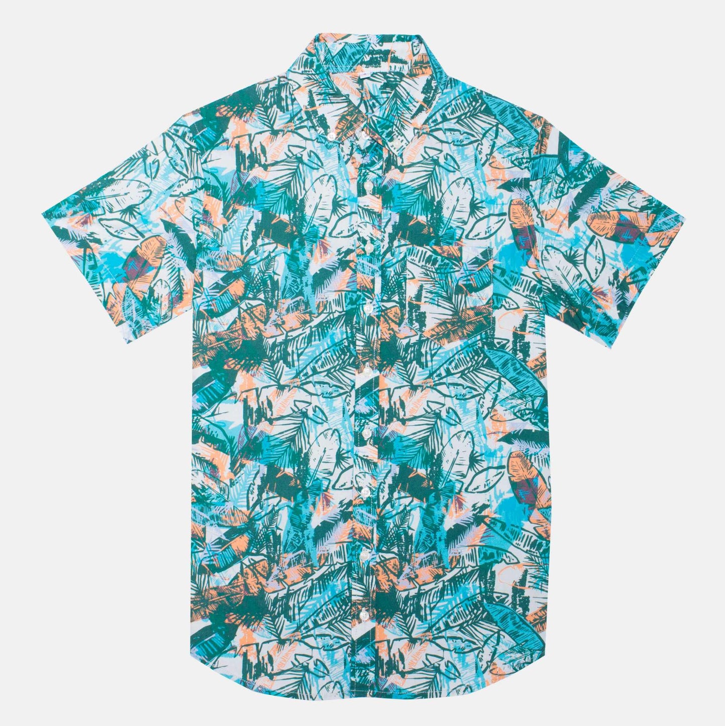 The Ray Teal Frond Short Sleeve Shirt